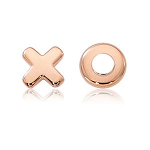 14K Gold XO 2024 Earrings